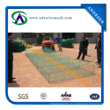 Caja de Gabion de 4300 mm de fábrica, malla de Gabion de galvanizado en caliente, malla de alambre hexagonal (fábrica)